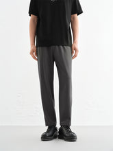 Men's Textured Cropped Tapered Pants